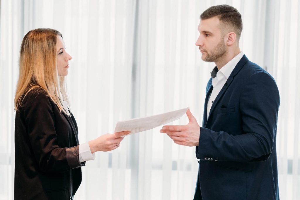 Wife serves husband with divorce papers in Minnesota